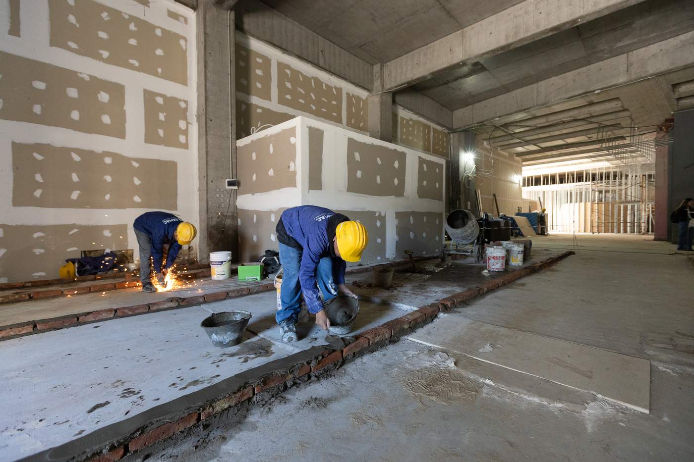 Obra comercial SAMAC en construcción
