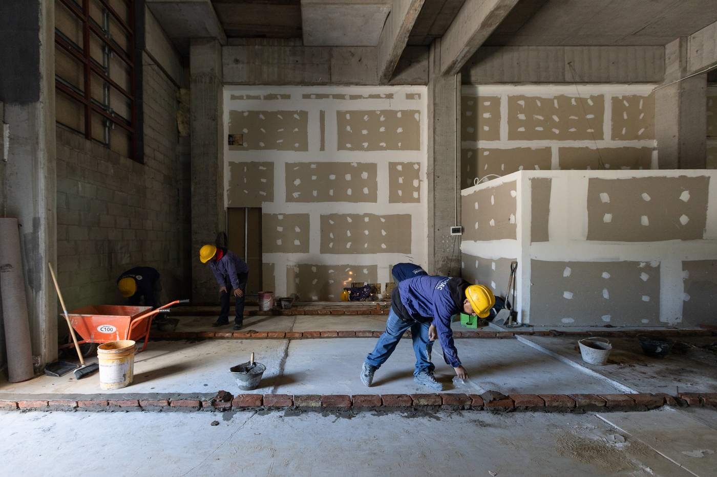 Obra comercial SAMAC en construcción