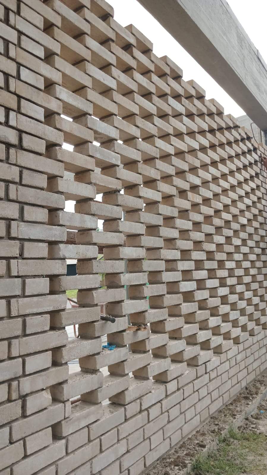 Detalle muro ladrillo casa SAMAC